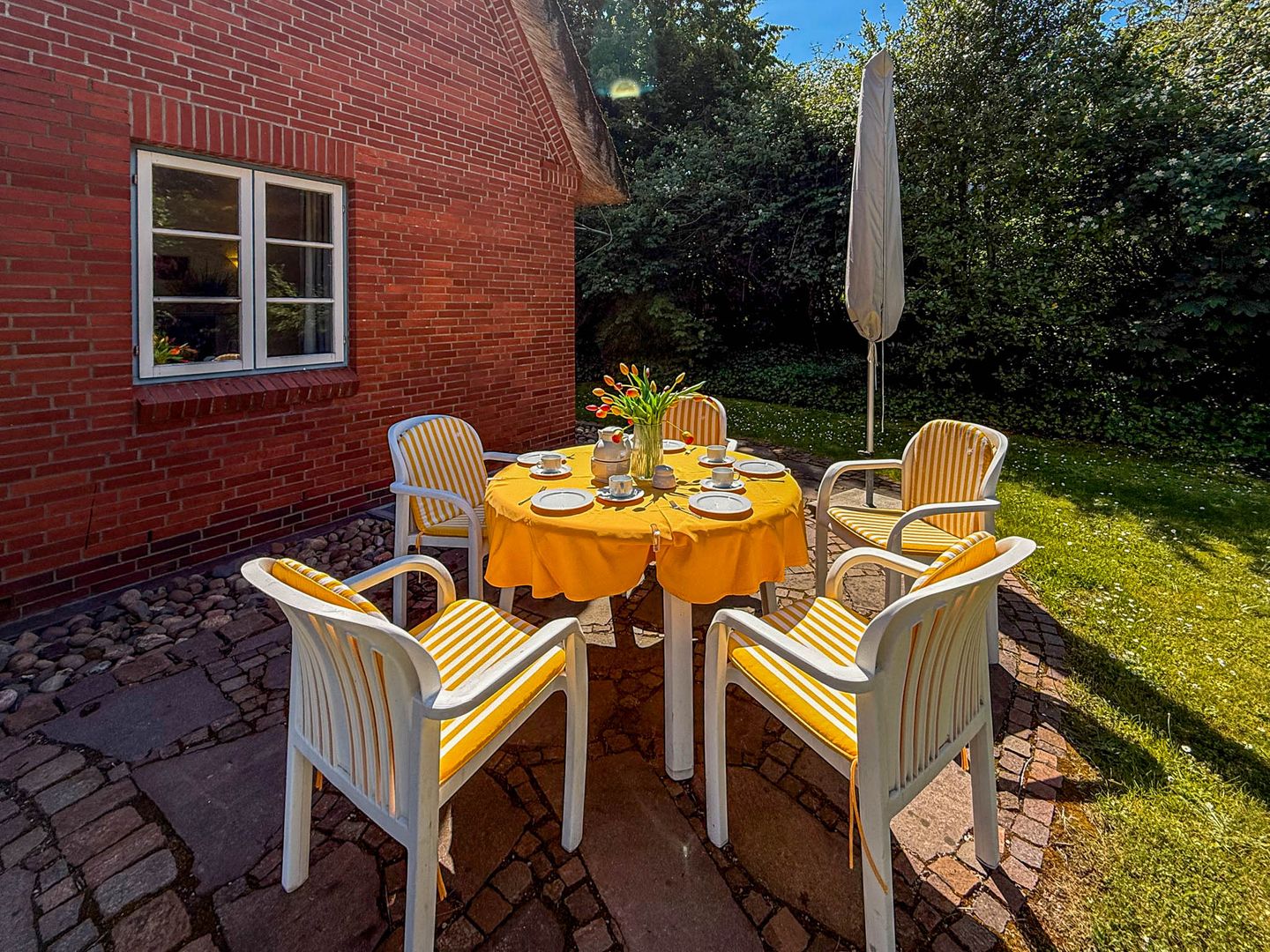 Friesenhof Whg. 31 Amrum - Terrasse