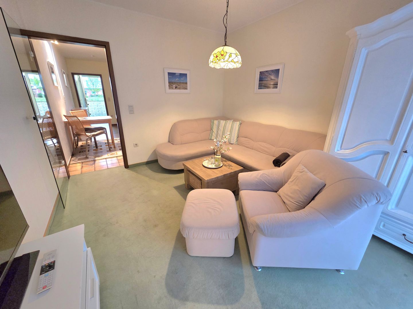 Haus Ekke Nekkepenn II, Whg. C1 Wyk auf Föhr - Wohnzimmer