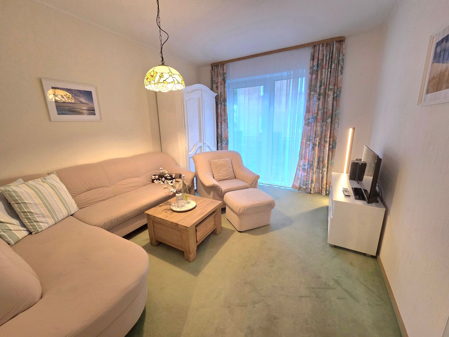 Haus Ekke Nekkepenn II, Whg. C1 Wyk auf Föhr - Wohnzimmer