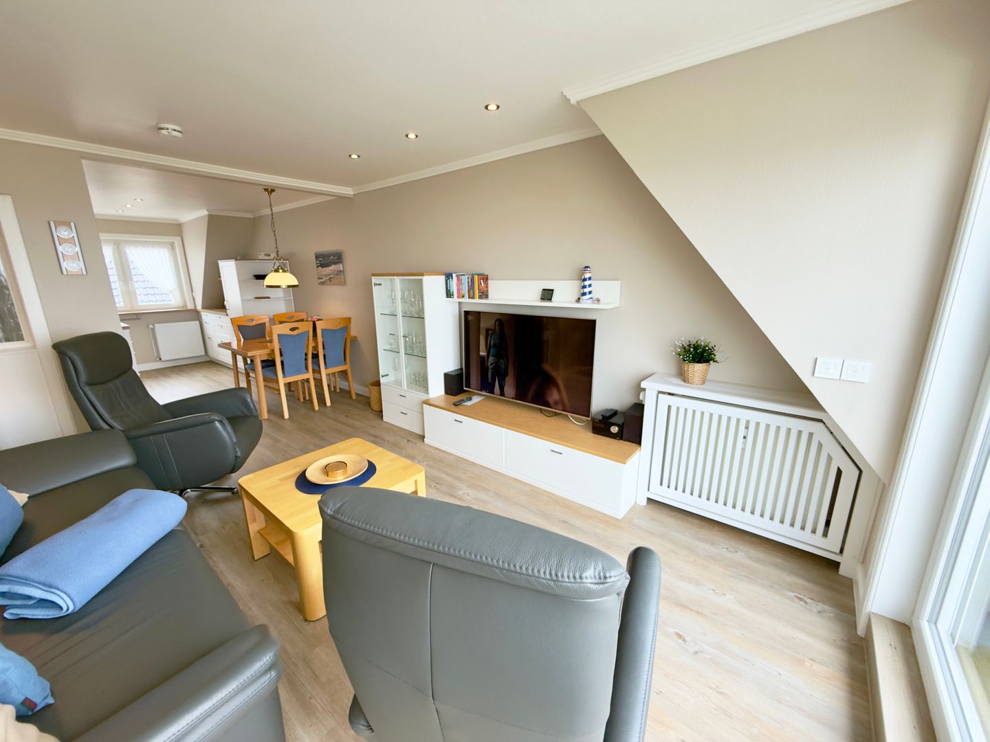  Wonningstair  - Dünenstr. 19, App. 4 Wenningstedt - Wohnzimmer