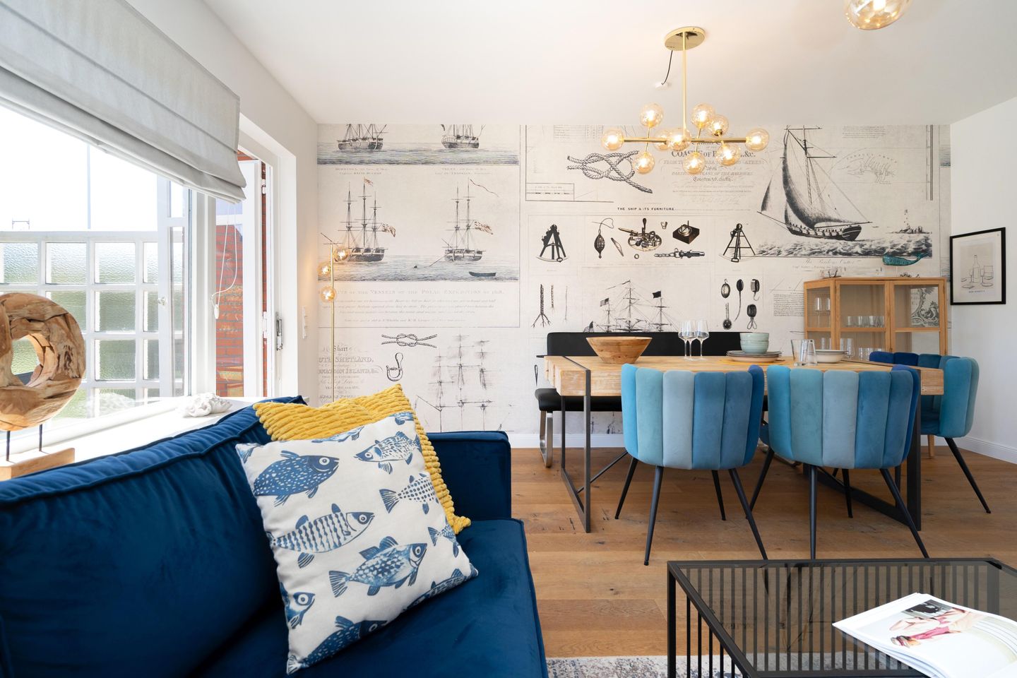  Bootshaus Wenningstedt Bootshaus - Wohnzimmer