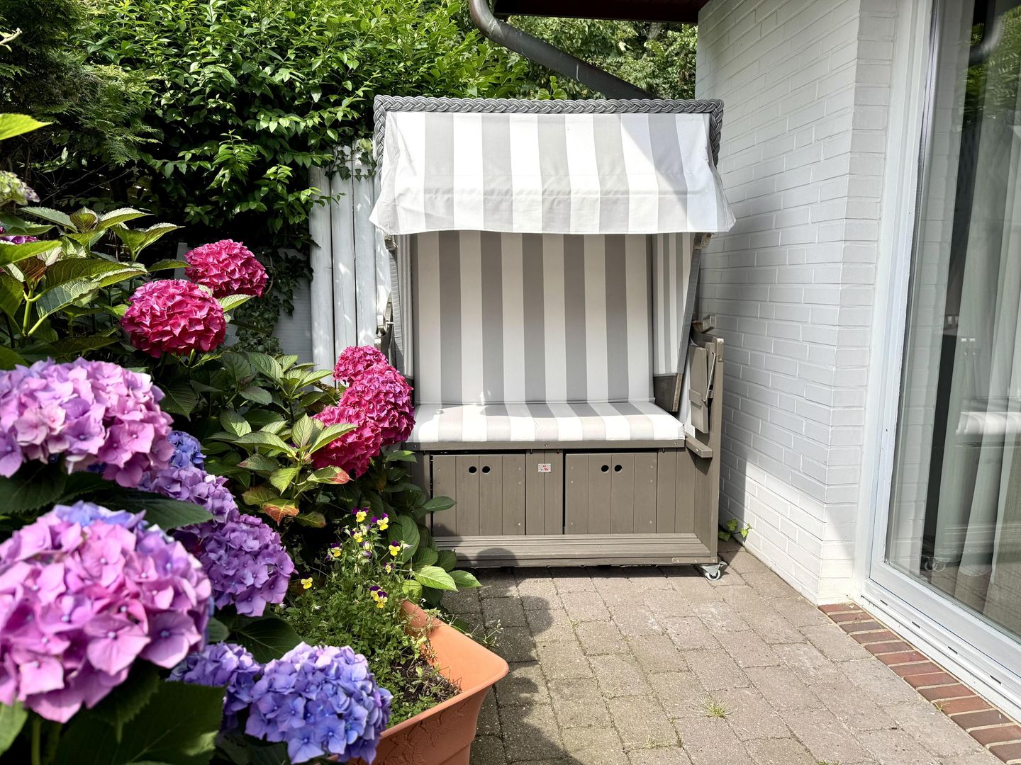  Reiherweg Ferienhaus Westerland Reiherweg Ferienhaus - Terrasse