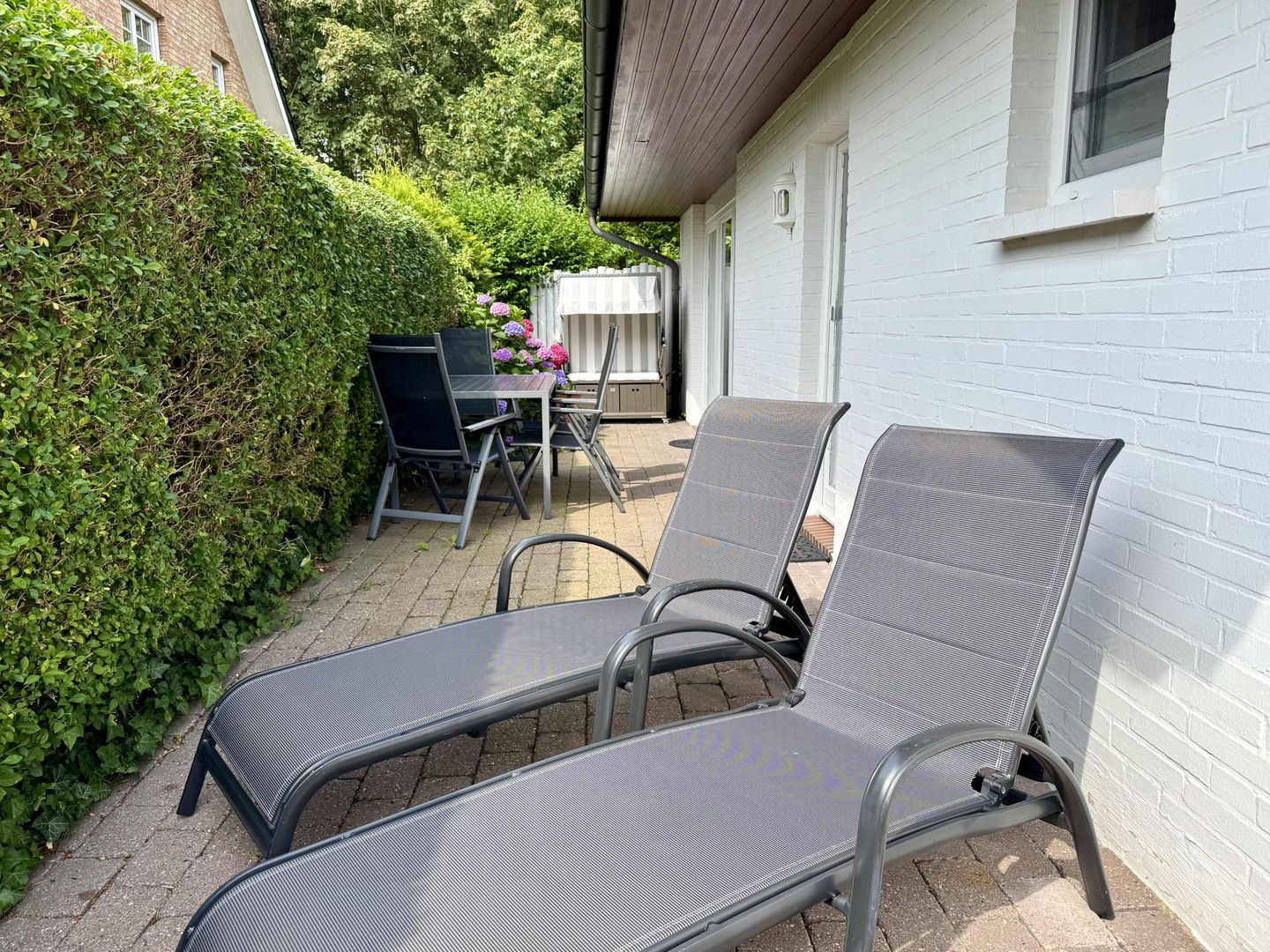  Reiherweg Ferienhaus Westerland Reiherweg Ferienhaus - Terrasse