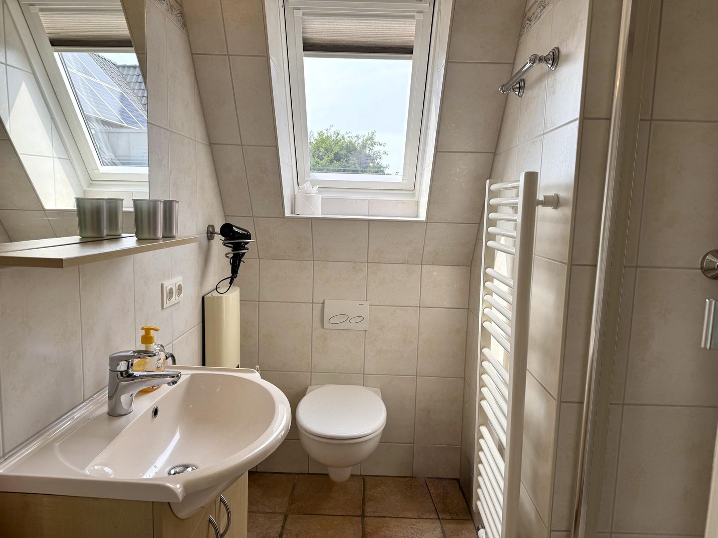  Reiherweg Ferienhaus Westerland Reiherweg Ferienhaus - Badezimmer