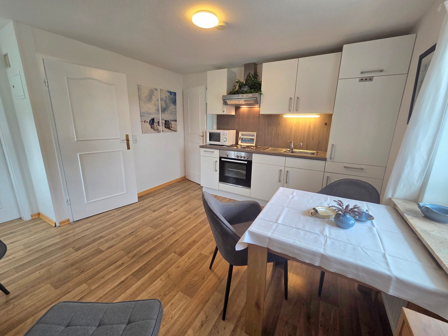  Apartment am Tewelken Wrixum - Küche / Küchenzeile