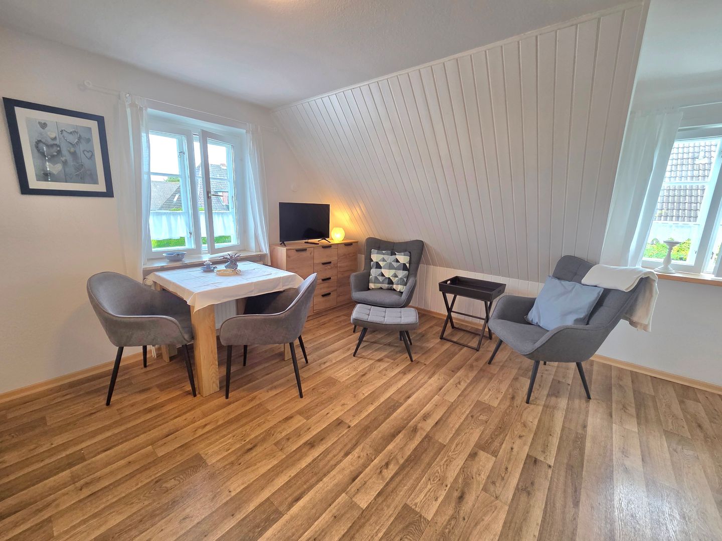  Apartment am Tewelken Wrixum - Wohnzimmer