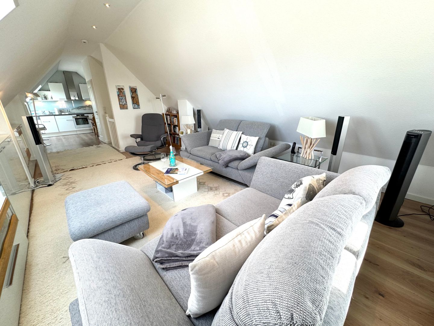  Atlantik  - Strandstr. 17, App. 24A Wenningstedt - Wohnzimmer