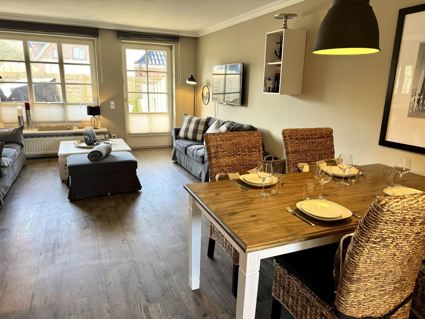  Ferienwohnung Pebbles Westerland Ferienwohnung Pebbles - Wohnzimmer