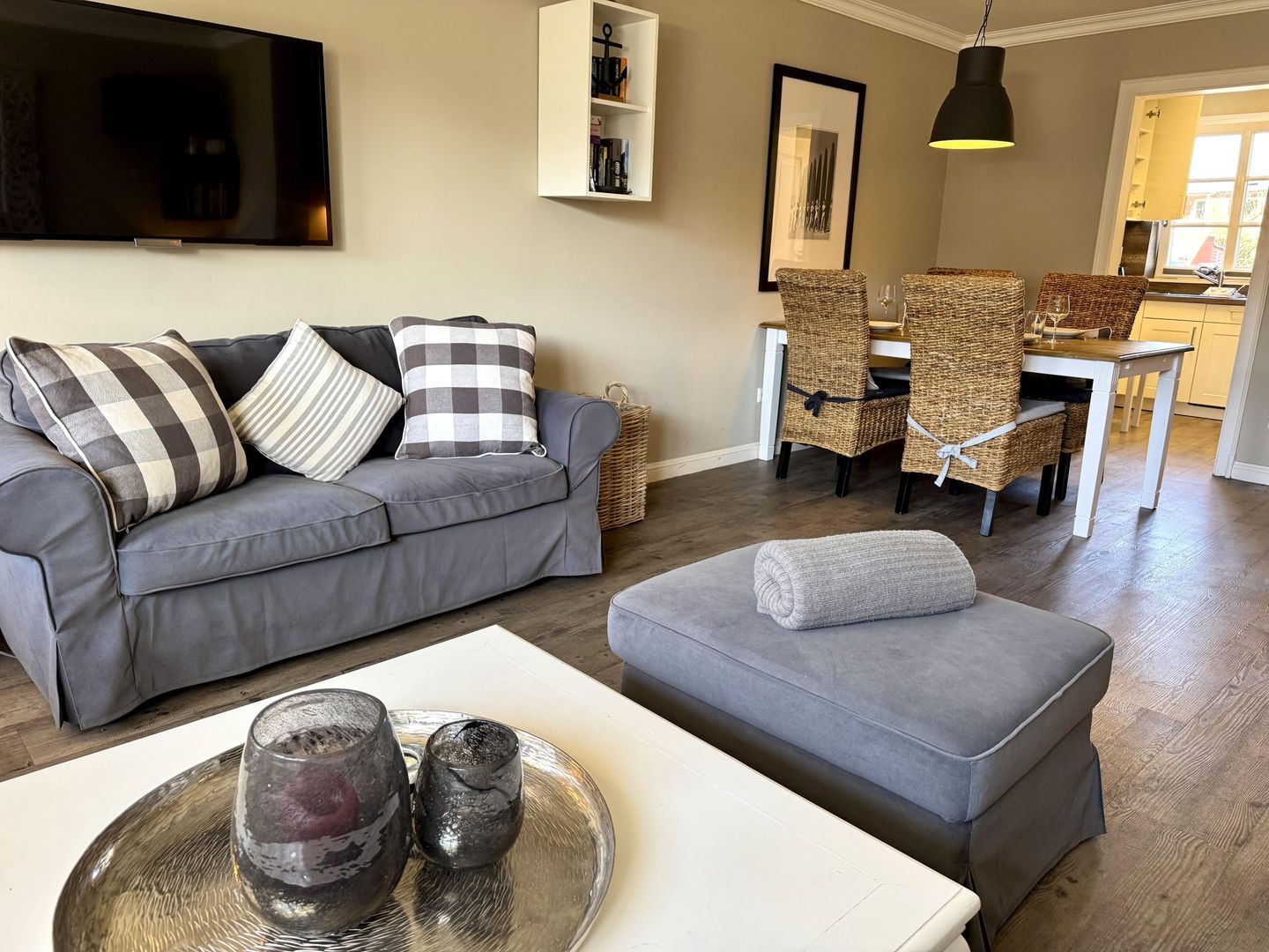  Ferienwohnung Pebbles Westerland Ferienwohnung Pebbles - Wohnzimmer