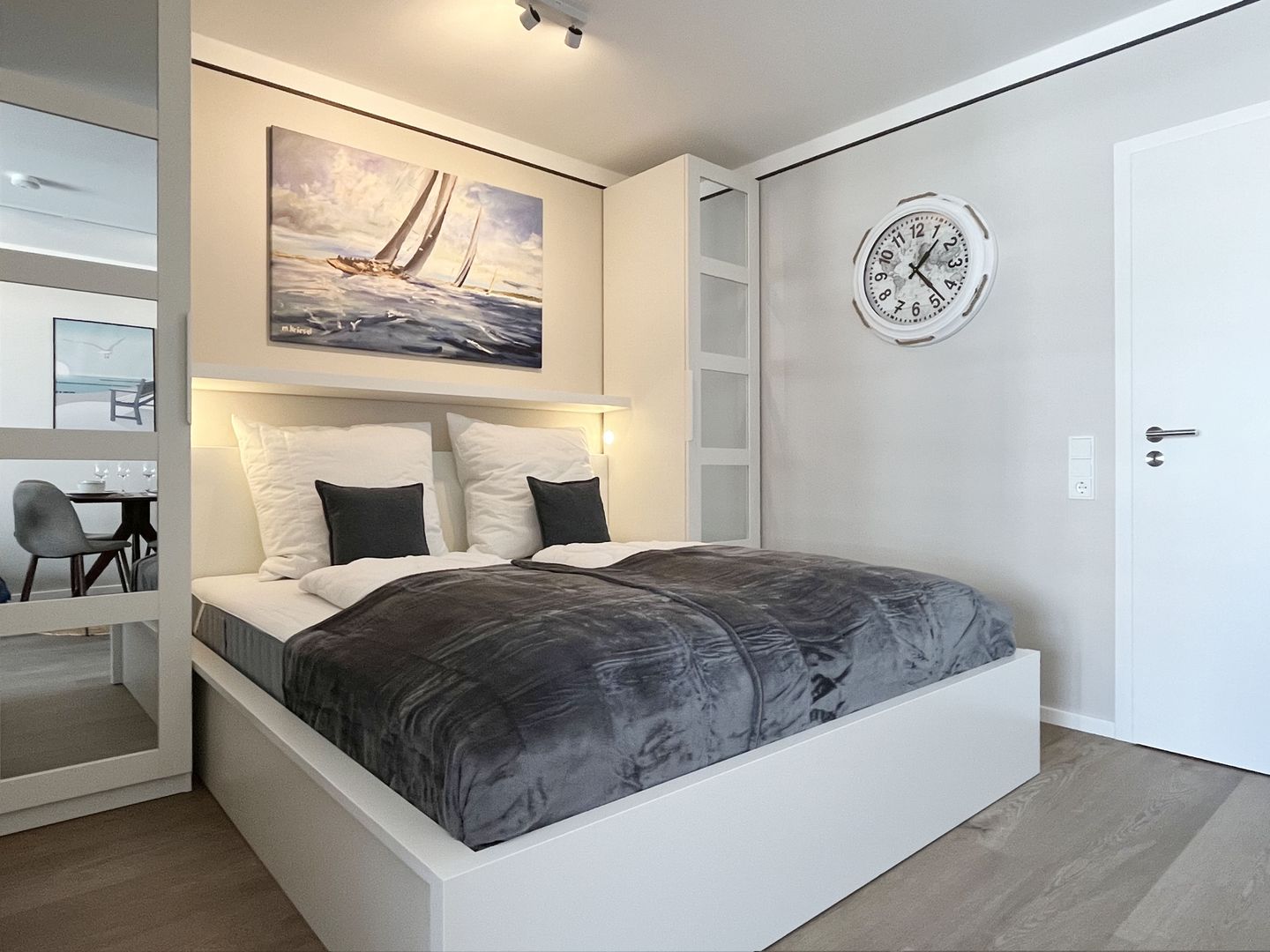 Kaiserhof Apartment 319, Typ A  - Bett