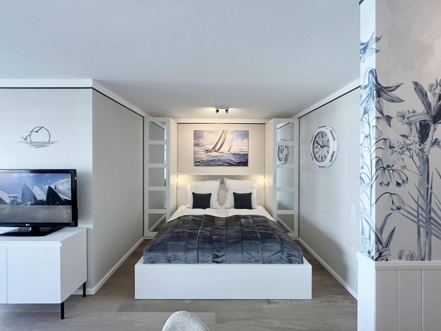 Kaiserhof Apartment 319, Typ A  - Bett