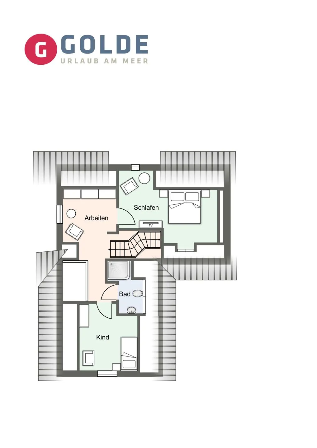 Dünenkate Dünenkate SPO Dorf - Grundriss