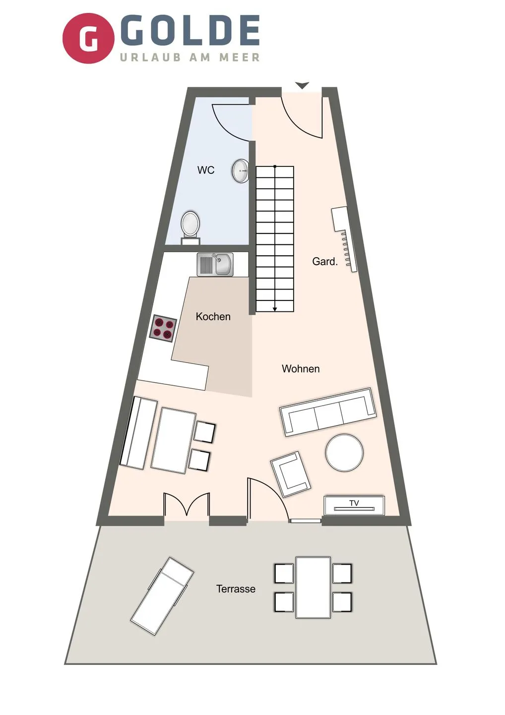 Anders & Meer ANDERS & MEER App. Freude SPO Dorf - Grundriss