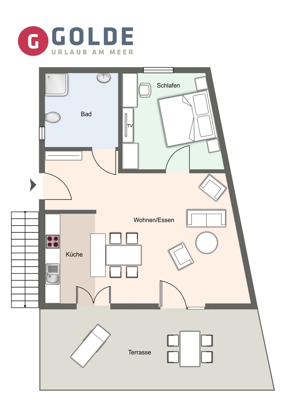 Anders & Meer ANDERS & MEER App. Weite SPO Dorf - Grundriss
