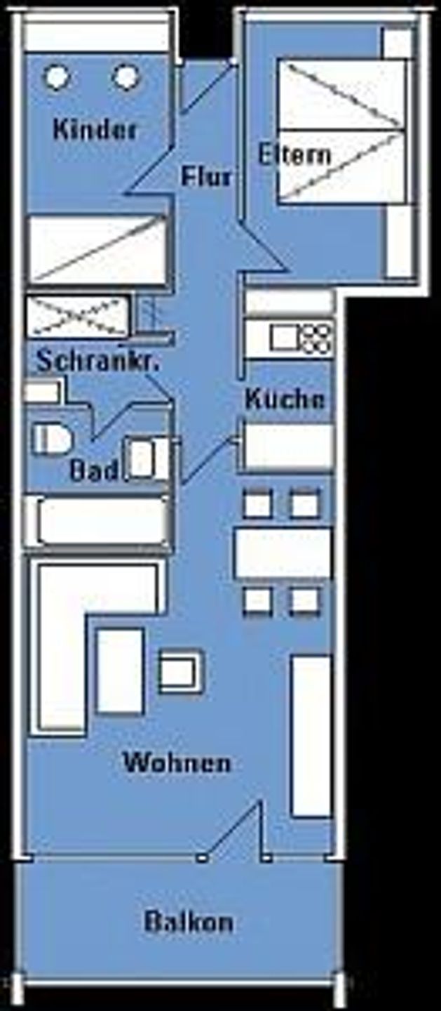 HOF/306 - Berliner Hof - Seeblick Scharbeutz - Grundriss