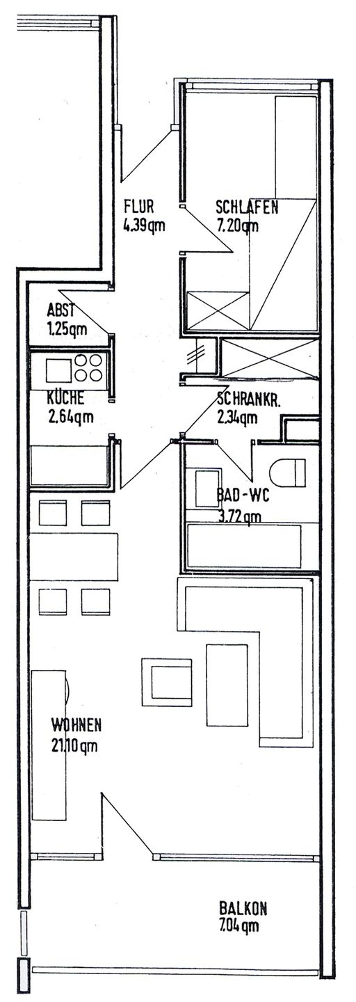 HOF/406 - Berliner Hof - Seeblick Scharbeutz - Grundriss