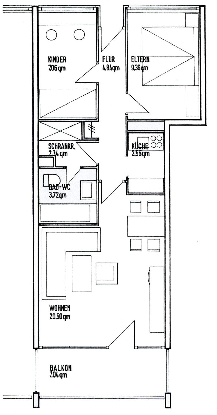 HOF/210 - Berliner Hof - Seeblick Scharbeutz - Grundriss
