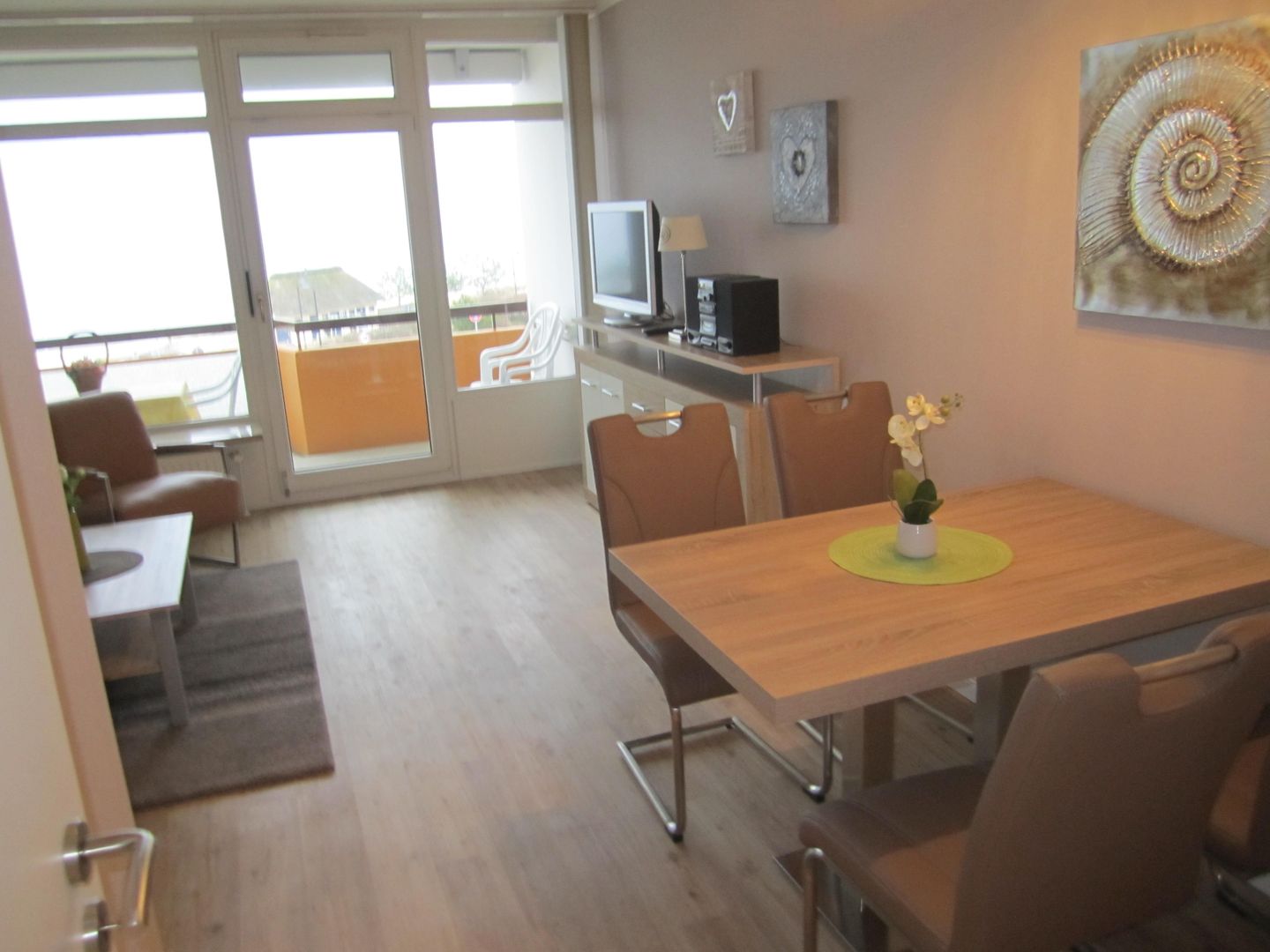  HOF/307 - Berliner Hof - Seeblick Scharbeutz - Wohnzimmer
