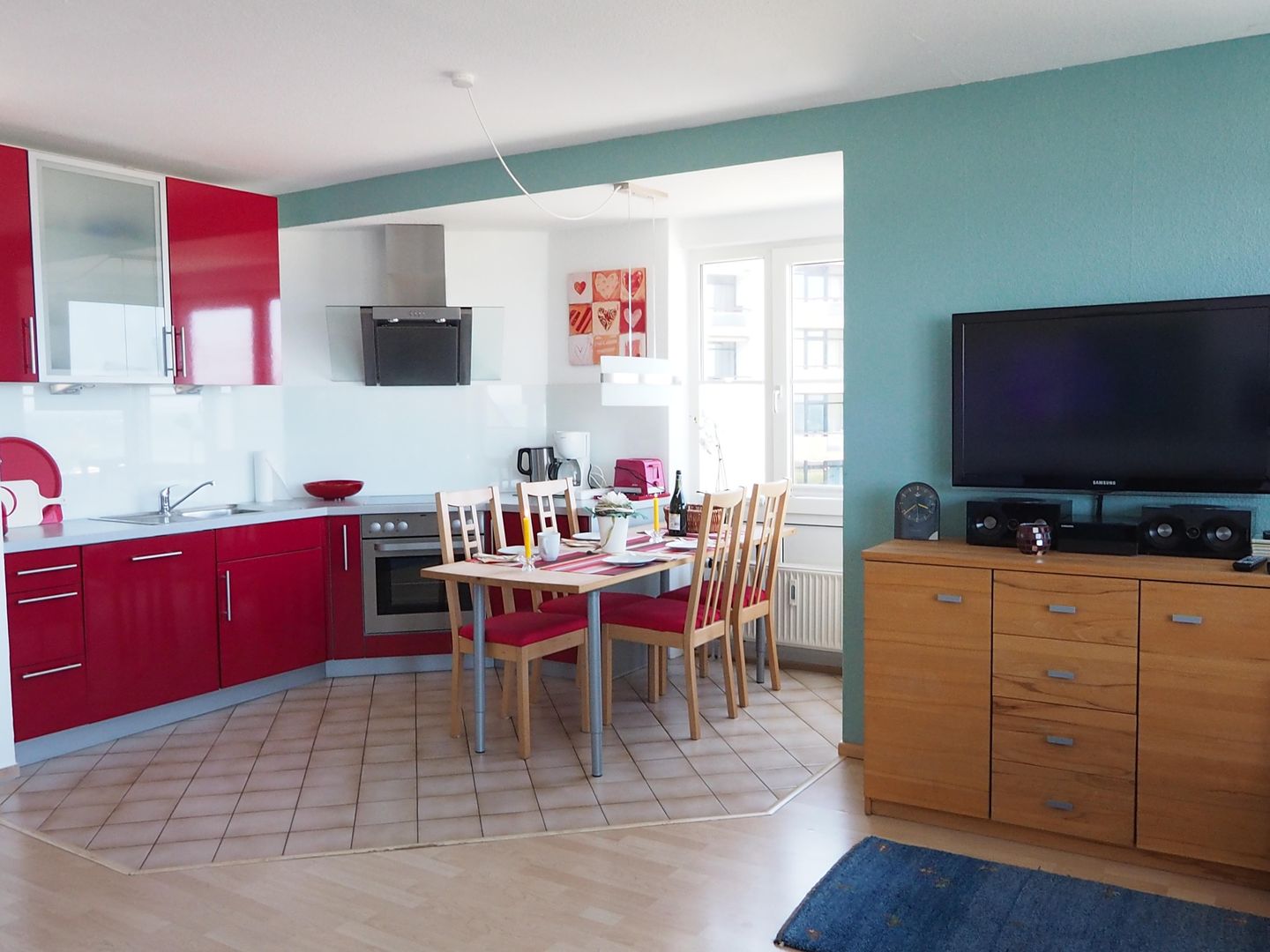 AH1/004 - Seeblick Scharbeutz - Küche / Küchenzeile