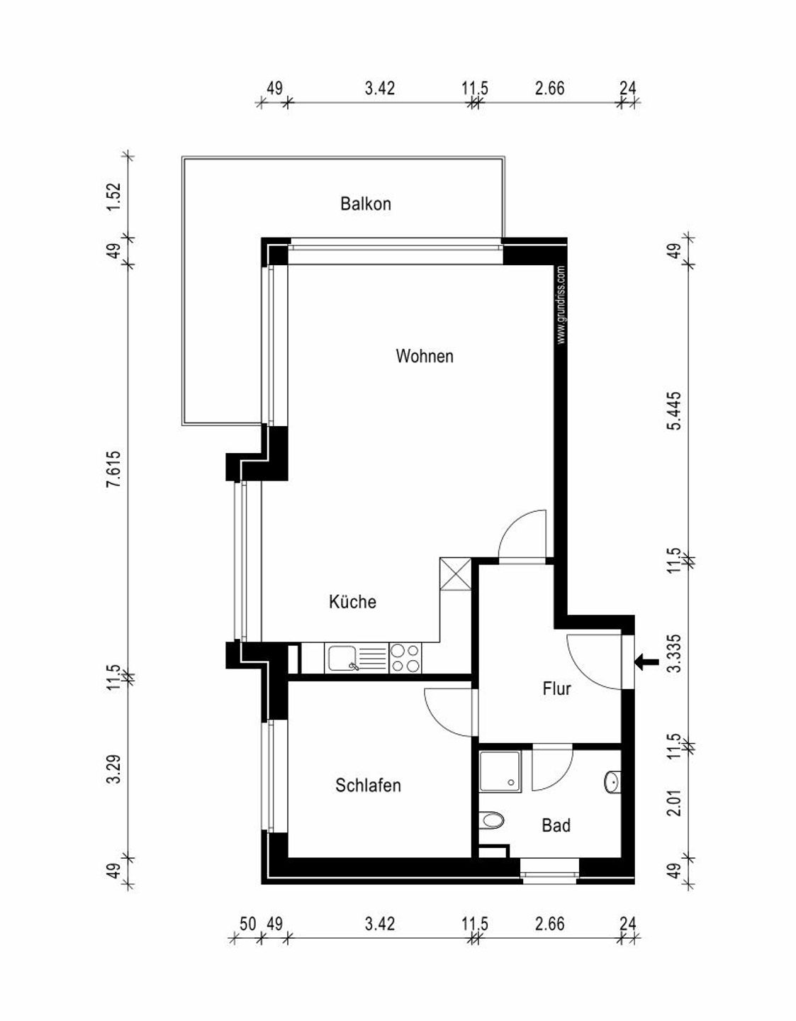 STR/714 - MehrBlick - Seeblick Haffkrug - Grundriss