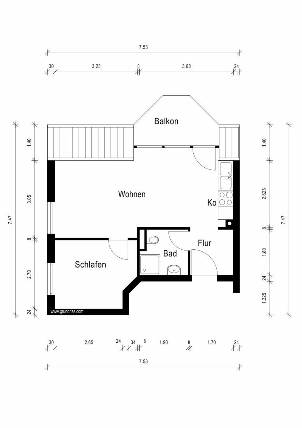 HAN/813 - Witthus Scharbeutz - Grundriss