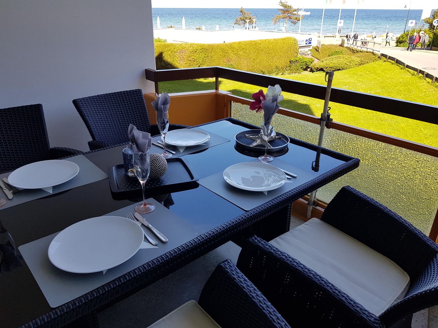  HOF/202 - Berliner Hof - Seeblick Scharbeutz - Balkon
