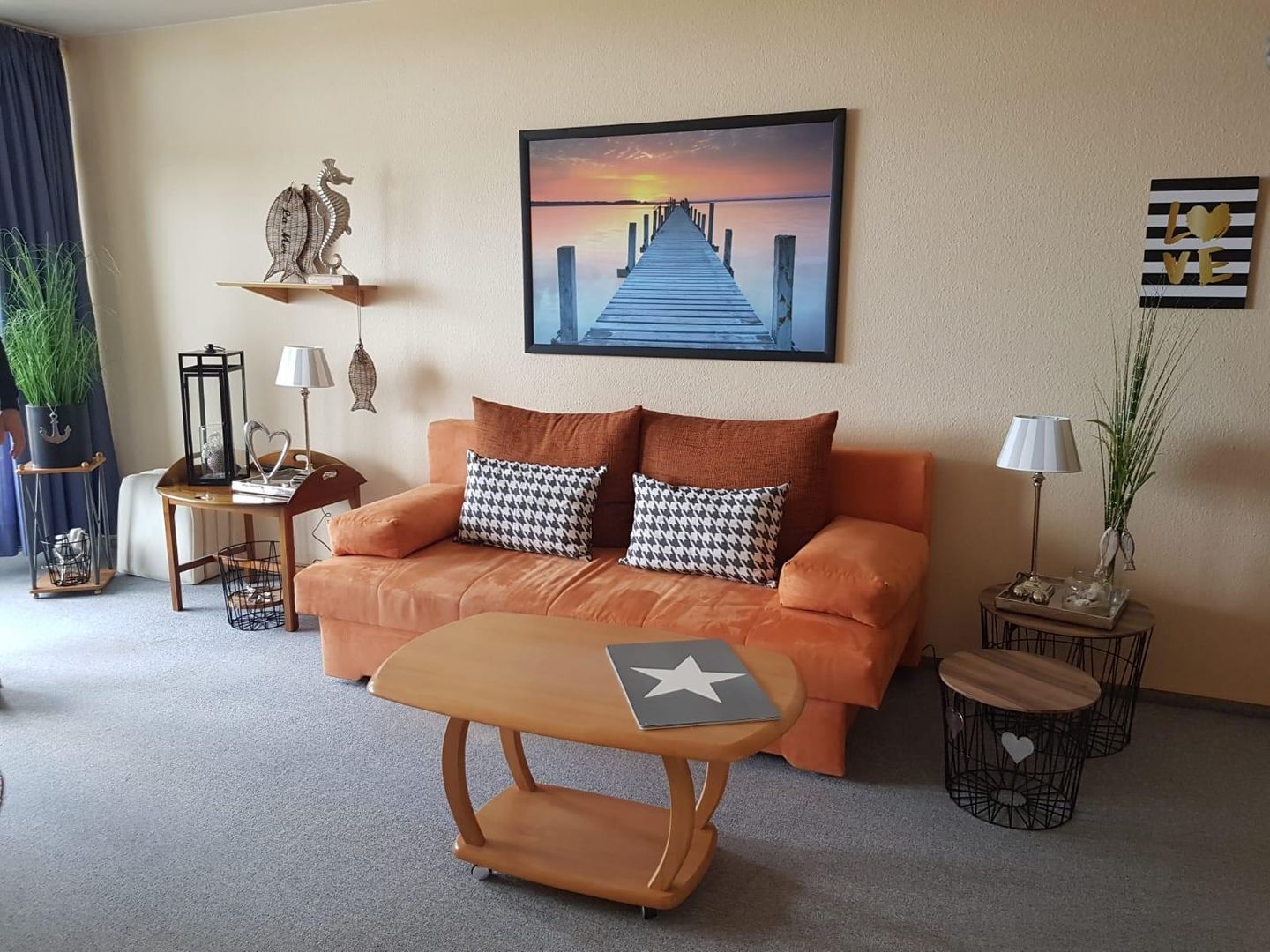  HOF/202 - Berliner Hof - Seeblick Scharbeutz - Wohnzimmer