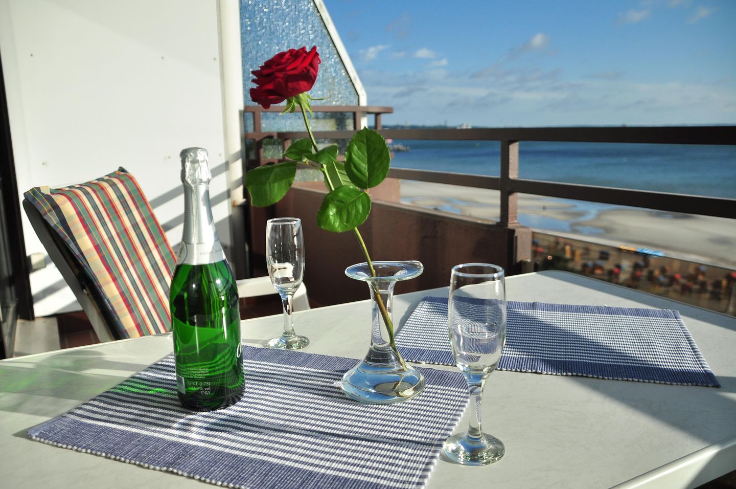 RES/406 - Apartment Meeresliebe - Seeblick Scharbeutz - Balkon