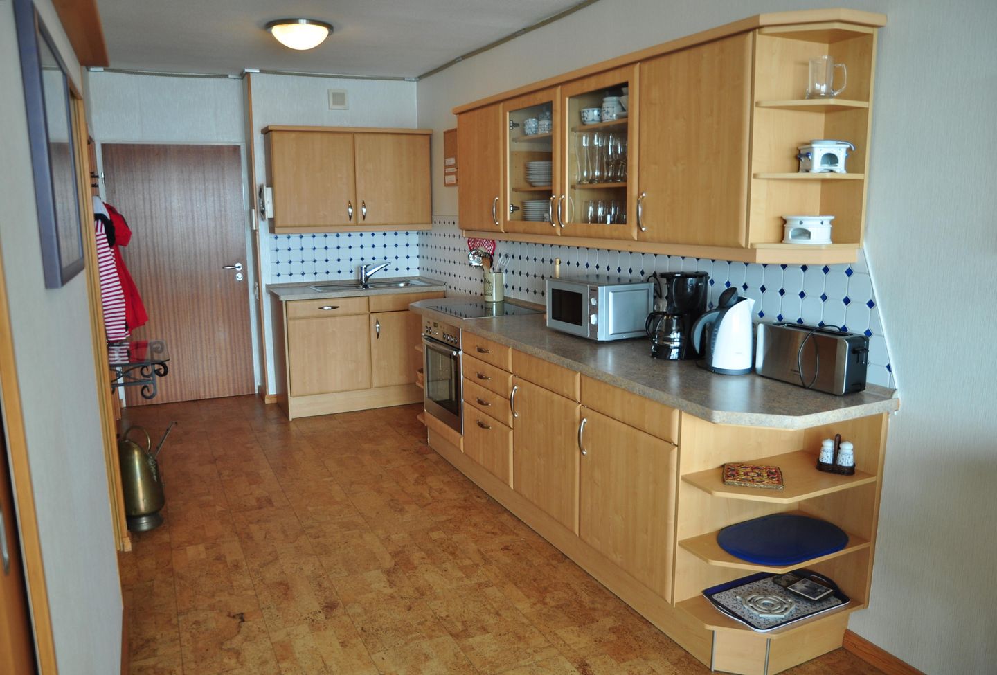 RES/406 - Apartment Meeresliebe - Seeblick Scharbeutz - Küche / Küchenzeile