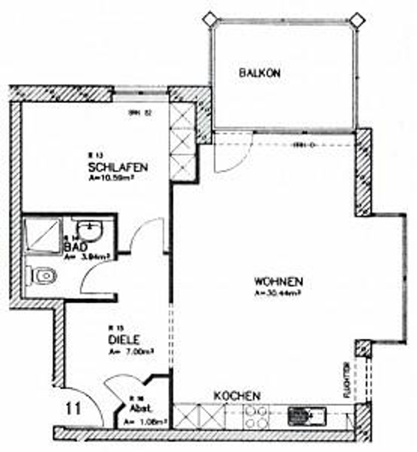 BER/511 - Appartementresidenz Scharbeutz - Grundriss