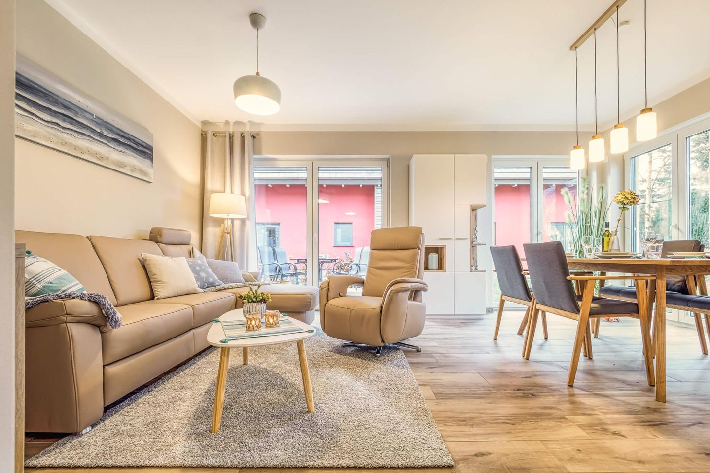  Rosenberg 41a EG "Seebrise" (unten rechts) Fischland-Darss-Zingst - Wohnzimmer