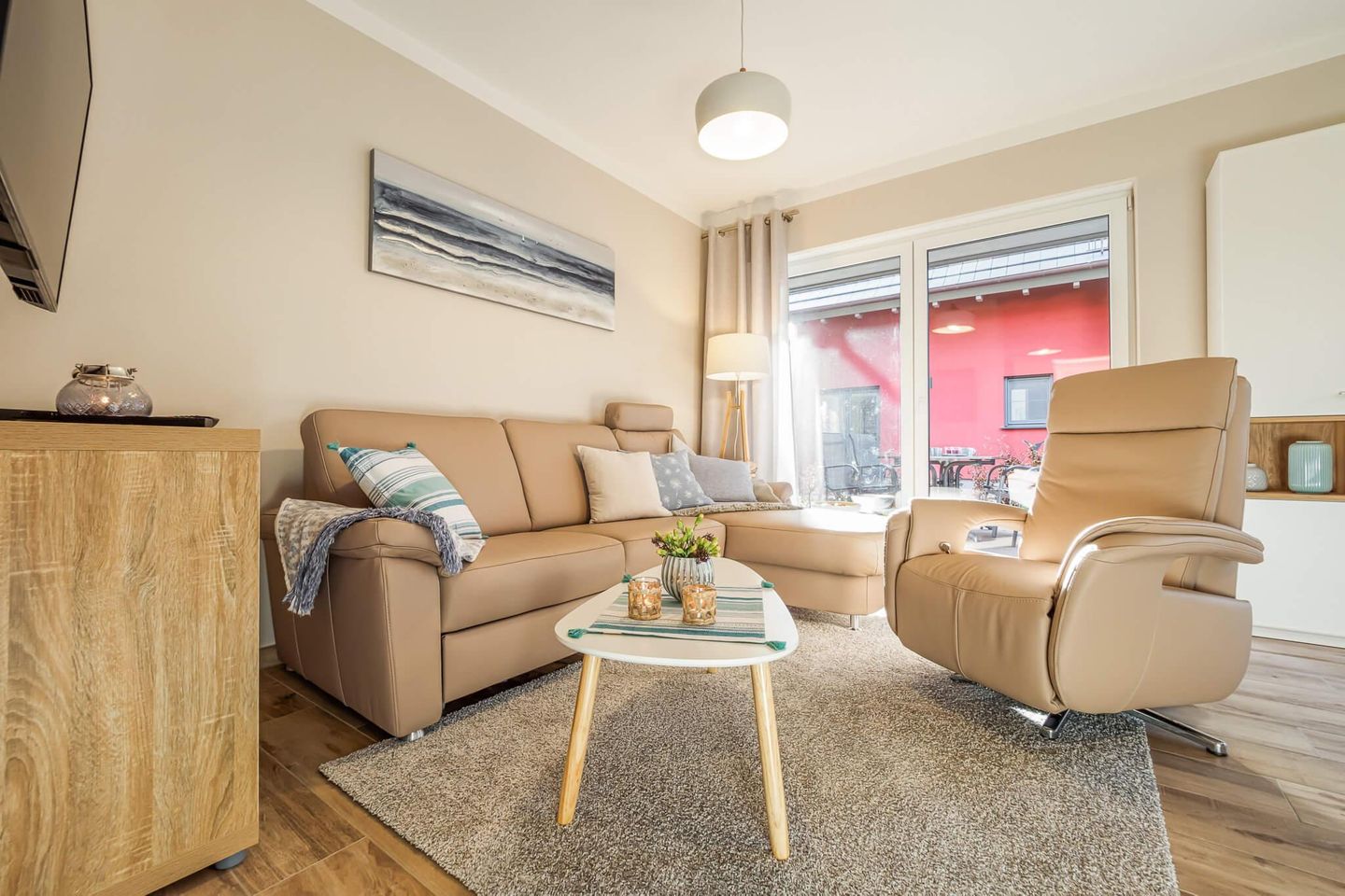  Rosenberg 41a EG "Seebrise" (unten rechts) Fischland-Darss-Zingst - Wohnzimmer