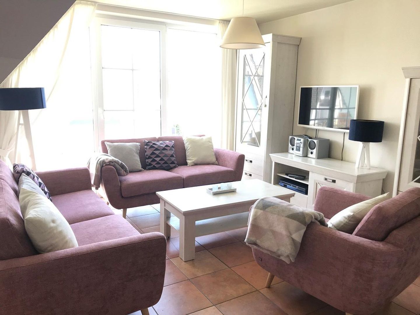  Gartenweg 7 Whg. 2/3 (oben links) Fischland-Darss-Zingst - Wohnzimmer