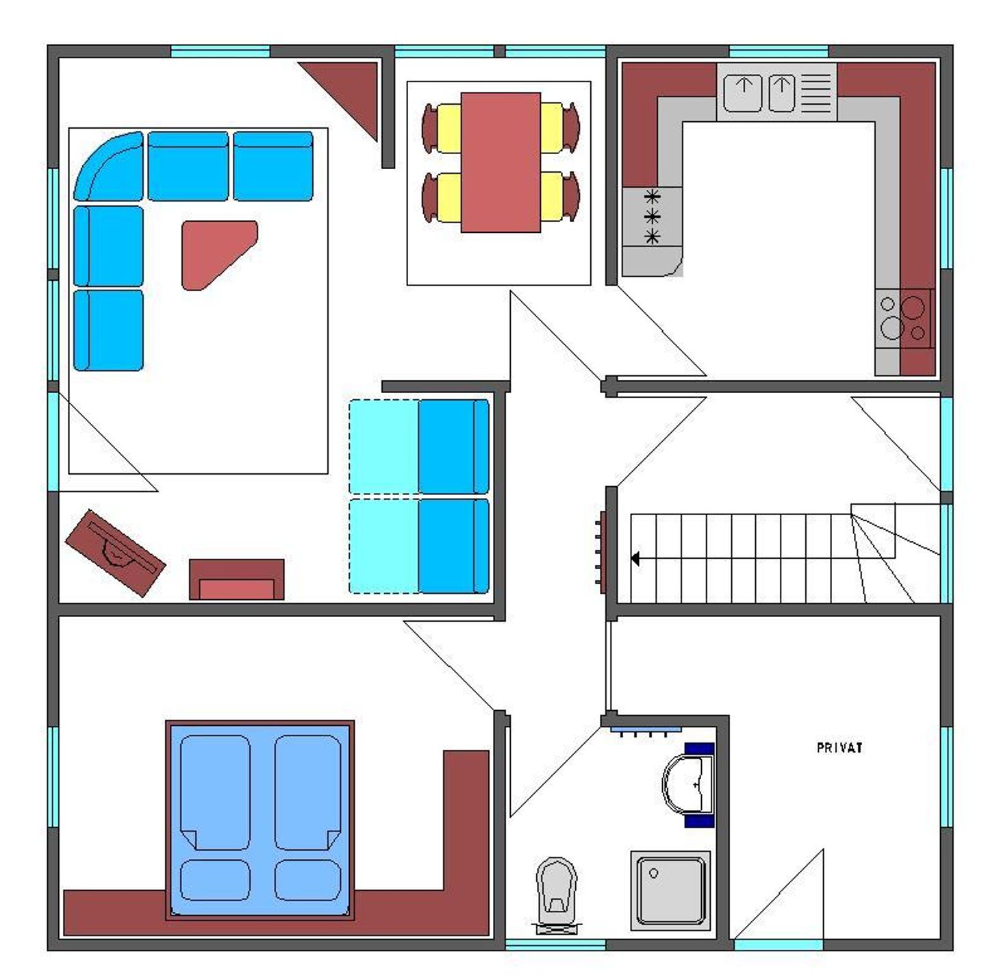  Birkmaase 3 "Muschelblau" EG Mecklenburg-Vorpommern - Grundriss