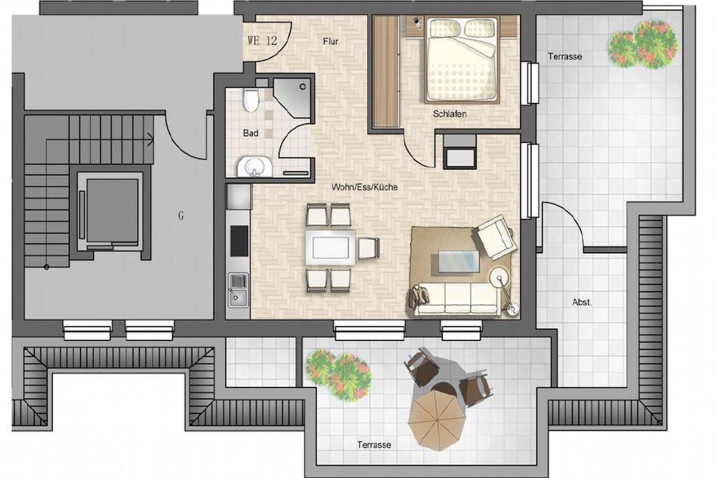  Victoria Luna Strandstrasse 48 Whg. 12 "Ostseeflair" Deutschland - Grundriss