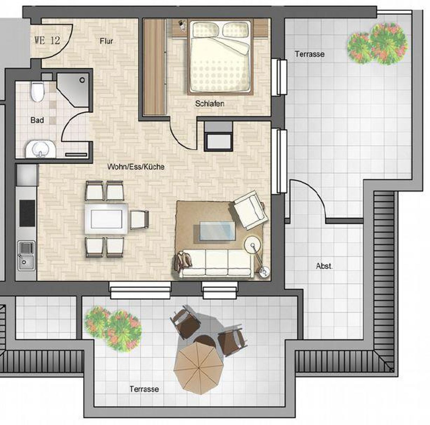  Victoria Luna Strandstrasse 48 Whg. 12 "Ostseeflair" Deutschland - Grundriss