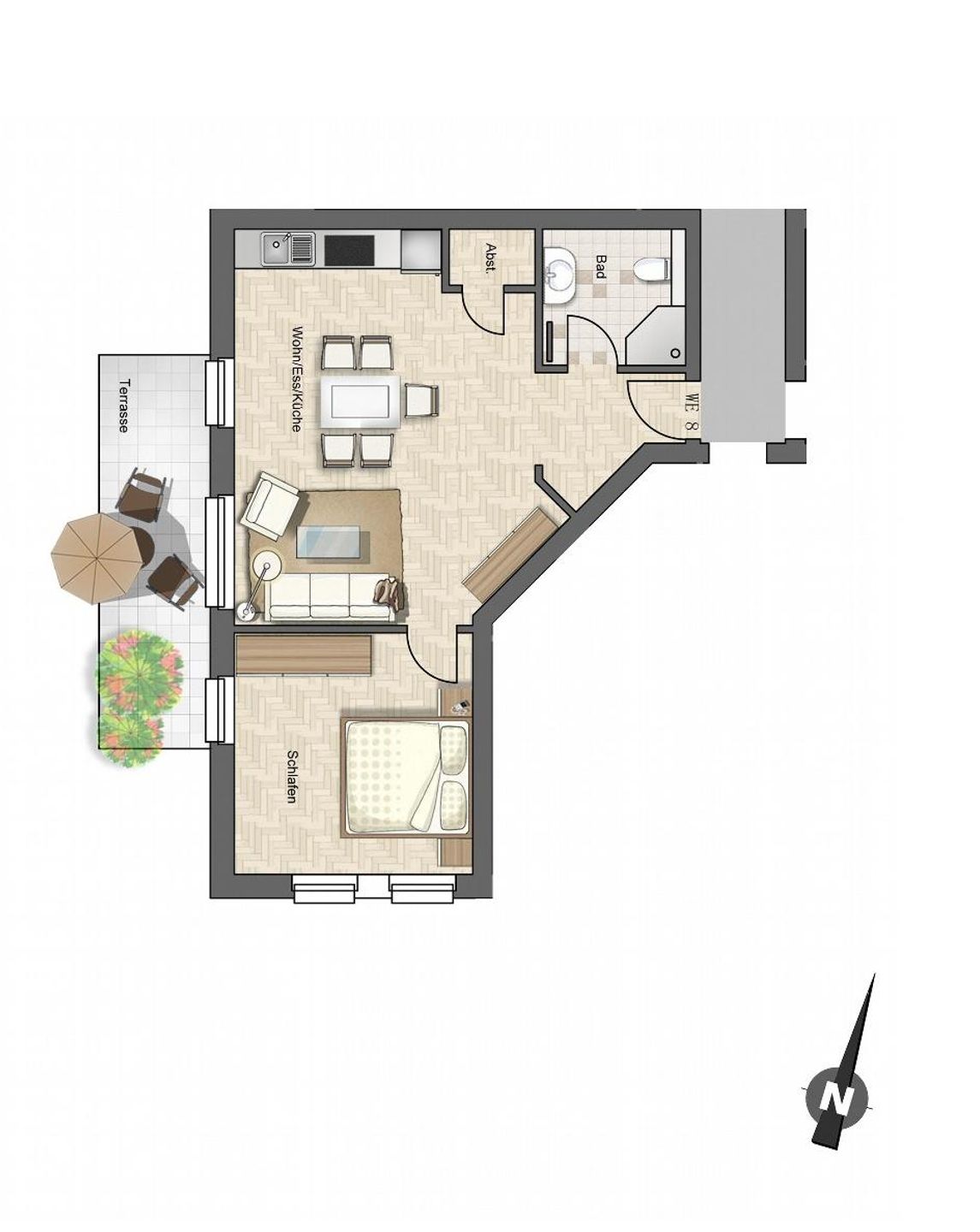  Victoria Luna Strandstrasse 48 Whg. 8 "Küstenzauber" Deutschland - Grundriss