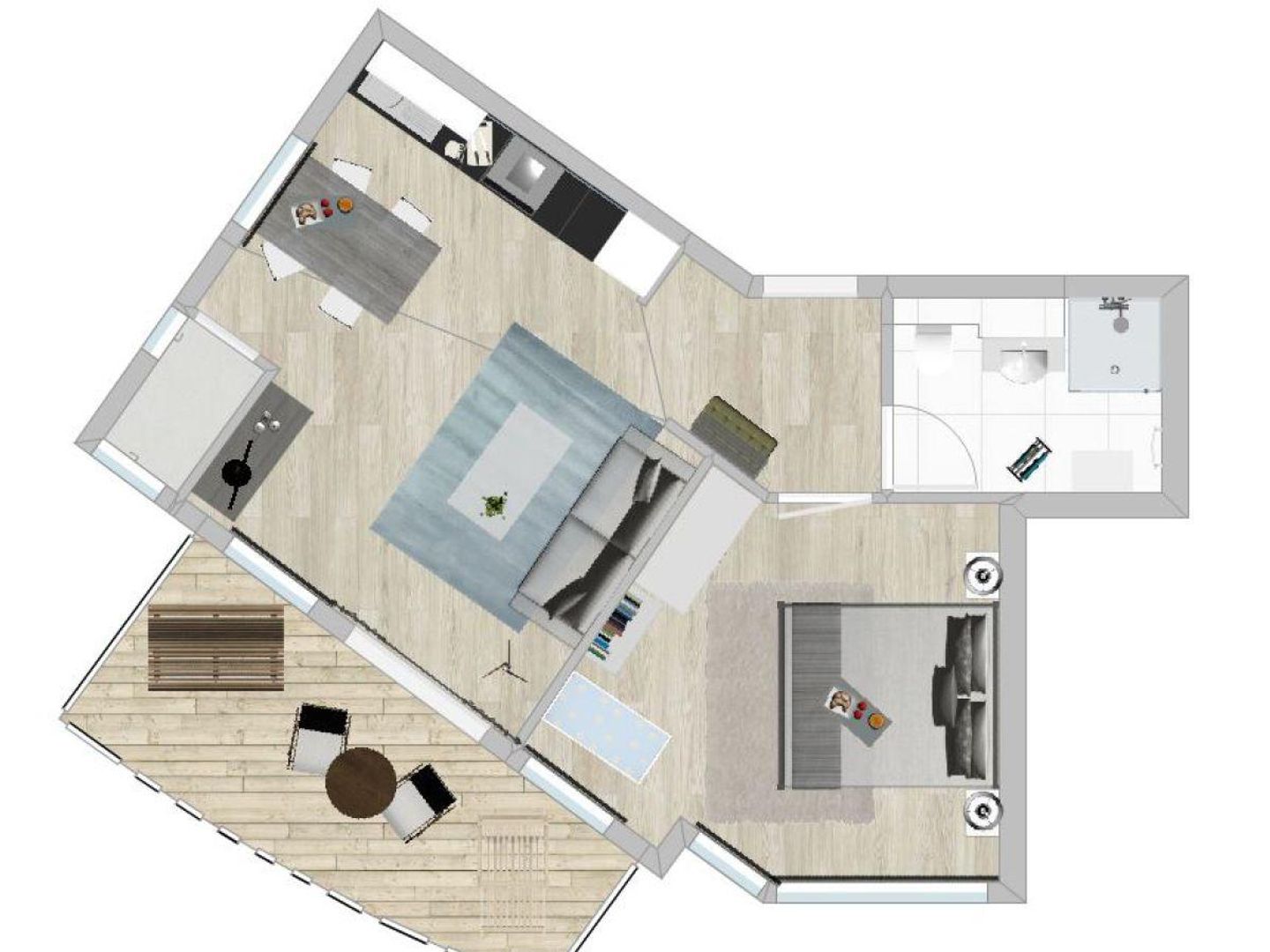  Am Fischmarkt 1 Whg. 4 "Strandkönigin" Deutschland - Grundriss