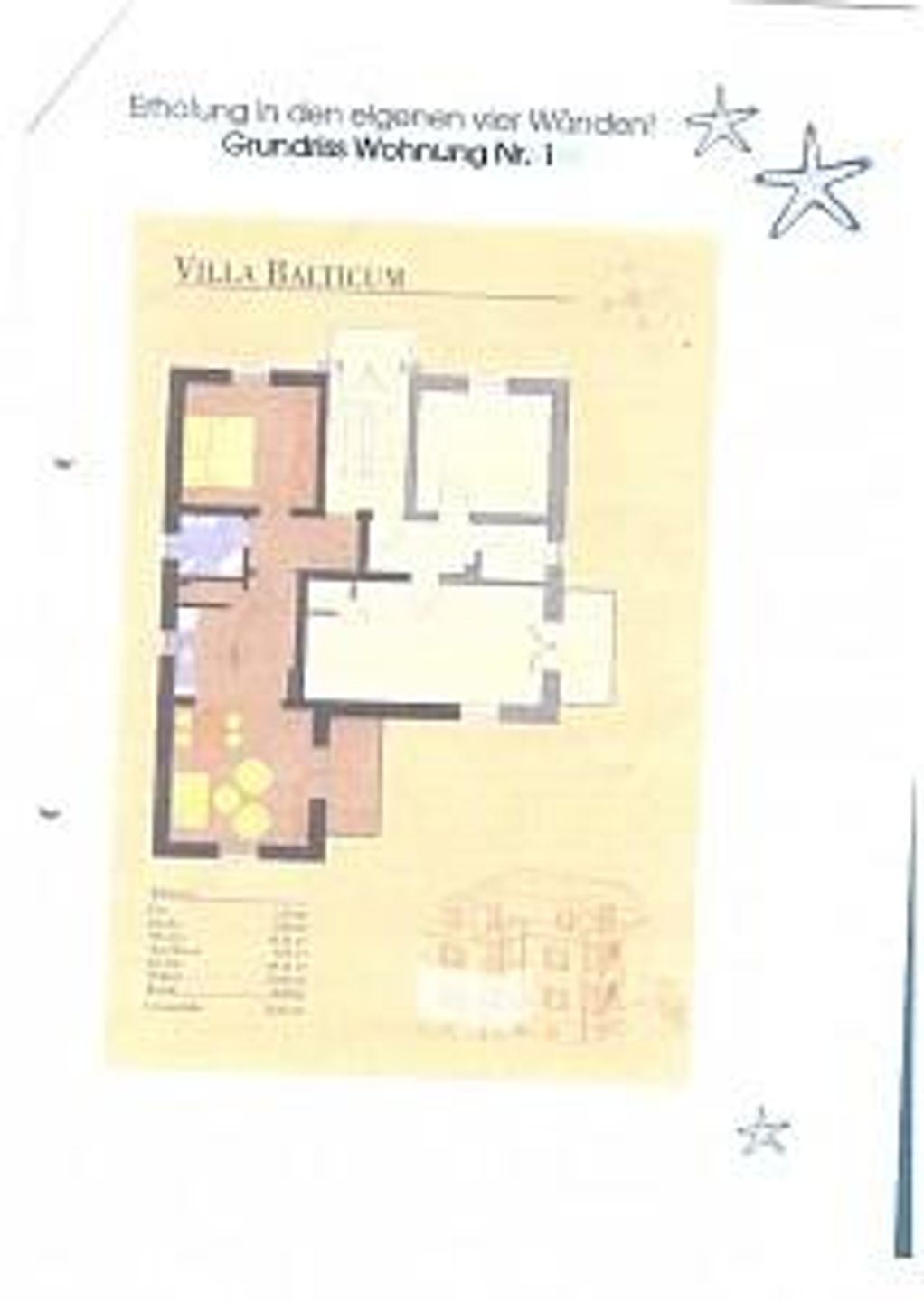  Neue Reihe 22 Whg. 1 "Villa Balticum" Deutschland - Grundriss