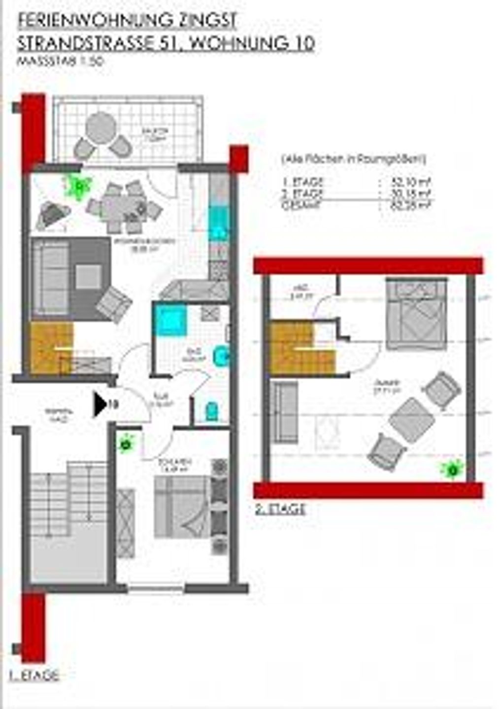  Strandstrasse 51 Whg. 10 Deutschland - Grundriss