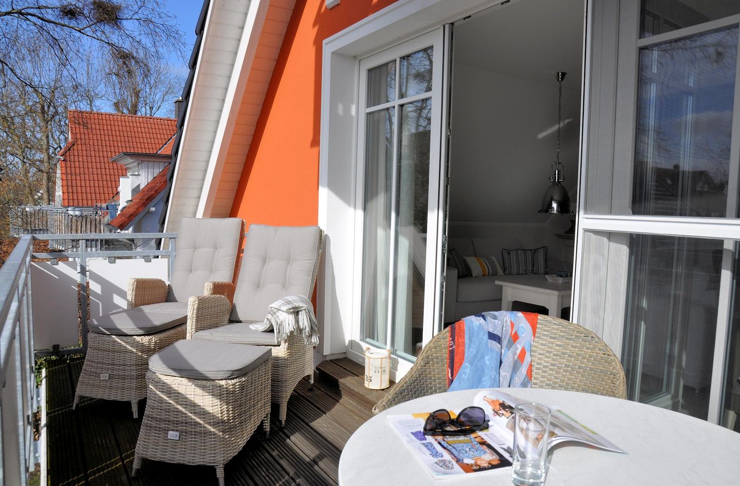  Alte Reihe 7 Whg. 3 "Ostseeperle" Deutschland - Balkon