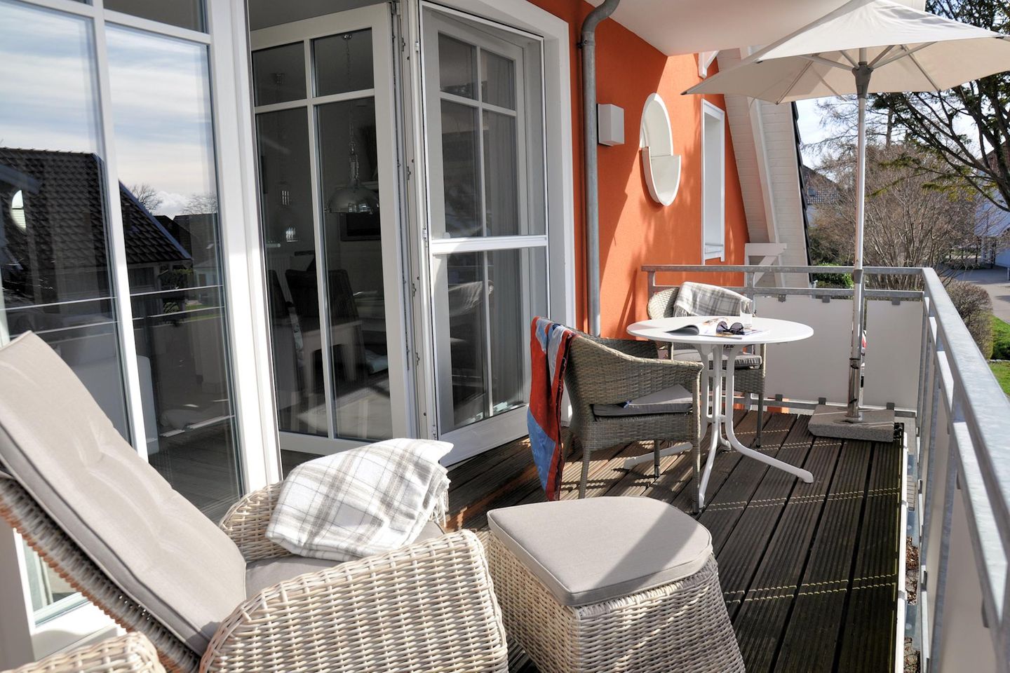  Alte Reihe 7 Whg. 3 "Ostseeperle" Deutschland - Balkon