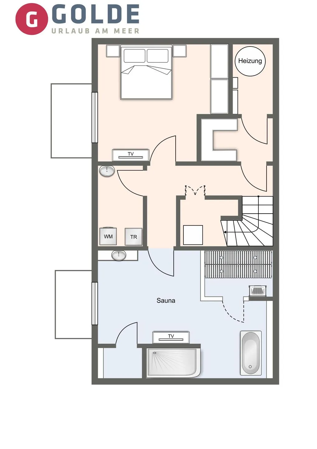 Einzelhaus Boathouse Boathouse SPO Dorf - Grundriss