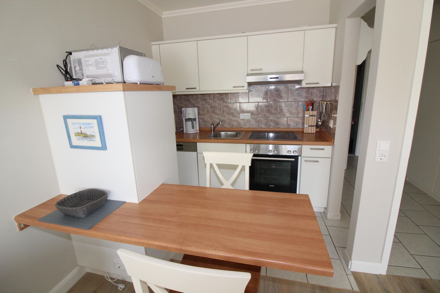 Haus Norderhoog Die kleine Norderhoog Westerland - Küche / Küchenzeile