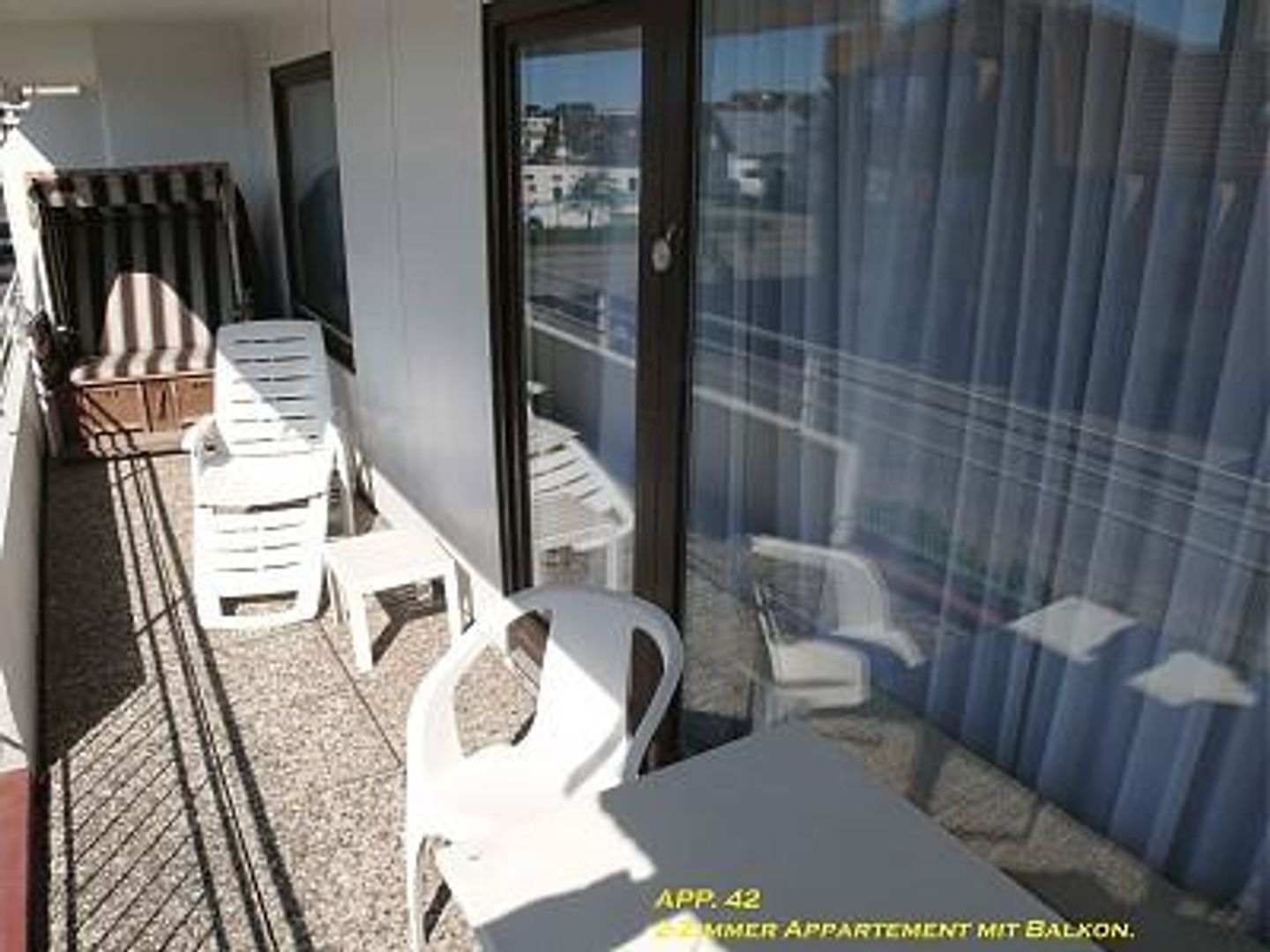 Haus Norderhoog Wohnung 42 Westerland - Balkon