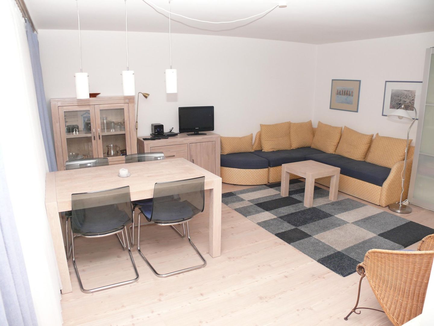 Haus Nordseeresidenz Wohnung 09 Westerland - Wohnzimmer