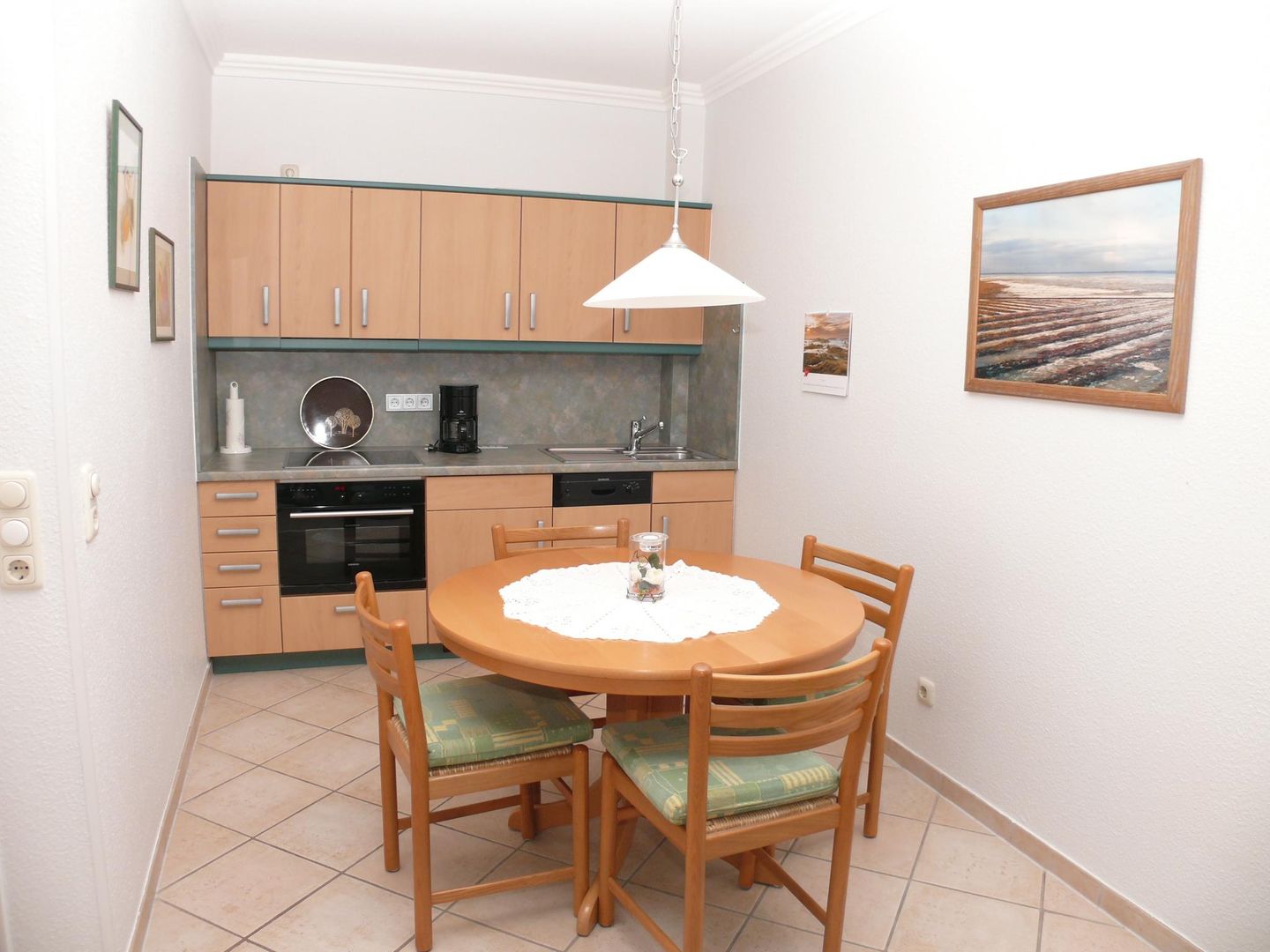 Haus Norderhoog Wohnung 02 Westerland - Küche / Küchenzeile