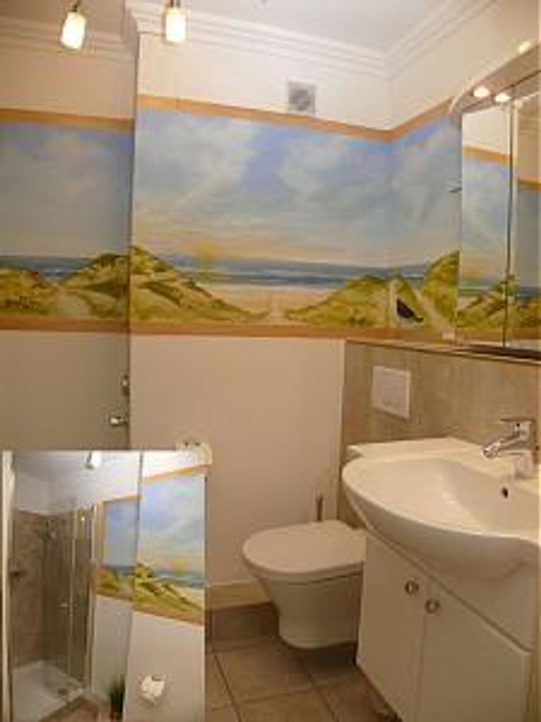 Haus Norderhoog Wohnung 74 Westerland - Badezimmer