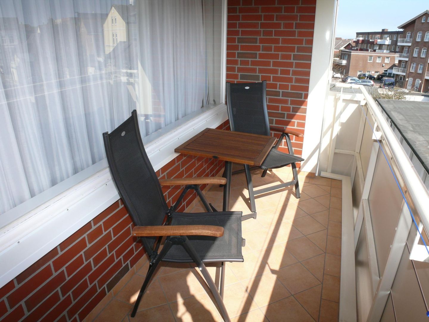 Haus Nordseeresidenz Wohnung 42 Westerland - Balkon
