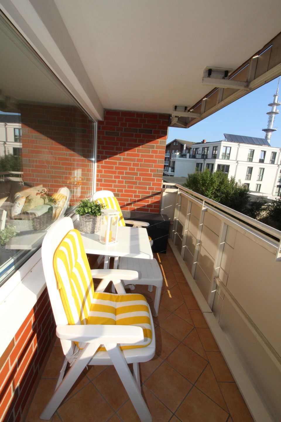 Haus Nordseeresidenz Wohnung 27 Westerland - Balkon